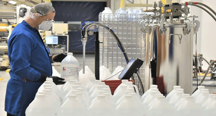 Scapa Healthcare Leverages Its Manufacturing Capabilities to Rapidly Support Hand Sanitizer Demand